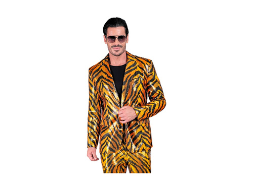 Party Fashion party kabát - narancssárga tigris motívummal