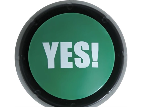 Igen gomb! Nem! vetélkedőkhöz - 2 db.