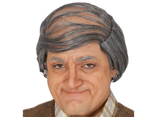 Szürke férfi paróka kopaszodással - 1 db.