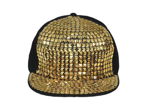 Baseball sapka arany szegecsekkel - 1 db.