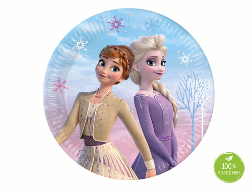 Frozen 2 Jégkorszak Széllélek papírtányér - 23 cm - 8 db.