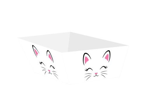 Cica chipes dobozok - 4 db.