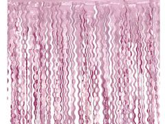 Spirál metálos rózsaszín függöny - 100 x 200 cm