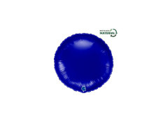 Capri kék kerek fólialufi - 14" - 1 db.