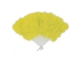 Sárga tollas legyező - 1 db.