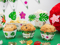 Cupcake liners Hawaii Party - 6 db.
