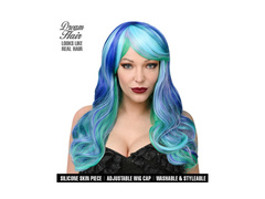 Leia Dream Hair kék és türkiz paróka