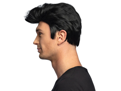 Férfi fekete 1950-es évekbeli paróka