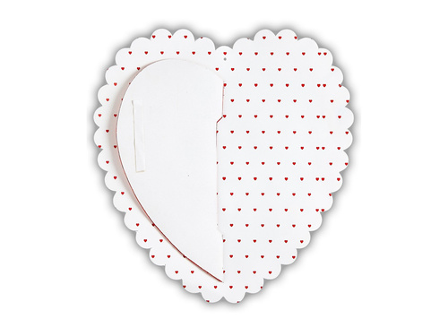 Díszítő rozetták Szív - 25 cm - 1 db.