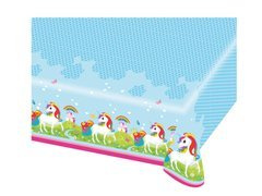 Egyszarvú születésnapi terítő - 120 x 180 cm - 1 db.