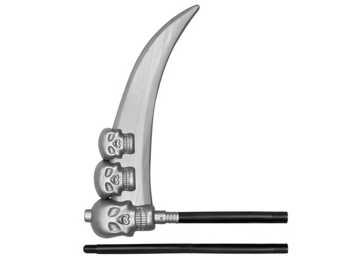 Halloween kasza a koponyához koponyákkal - 103 cm - 1 db.