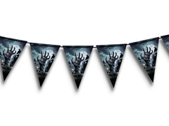 Zombi zászló banner - 300 cm - 1 db.