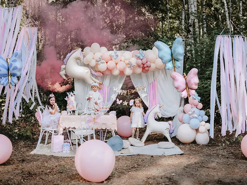 Fólialufi girlandokhoz Pillangók - 19 x 23 cm - 3 db.