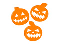 Halloween tök konfetti - 30 db.