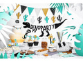 Dino Party születésnapi banner - 20 x 90 cm - 1 db.