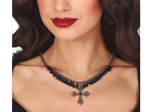 Kereszt nyaklánc Halloweenre - 1 db.