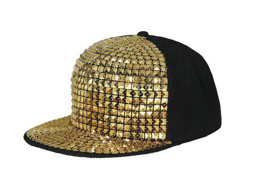 Baseball sapka arany szegecsekkel - 1 db.