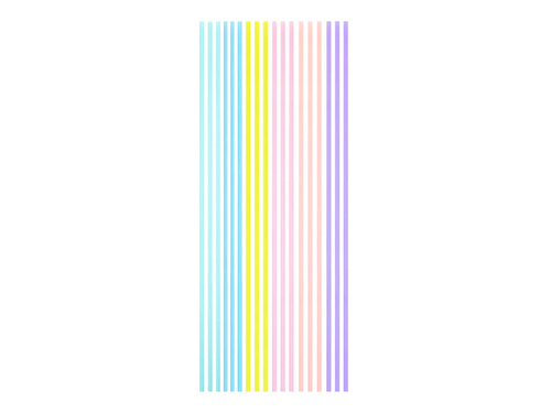 Vékony színes születésnapi gyertyák - 16,5 cm - 18 db.