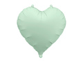Zöld szív fólialufi - 45 cm - 1 db.