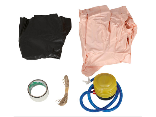 Felfújható dekoráció Halott ember zsákban - 178 cm - 1 db.