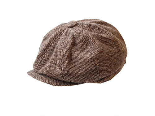 Barna angol barett - 1 db.