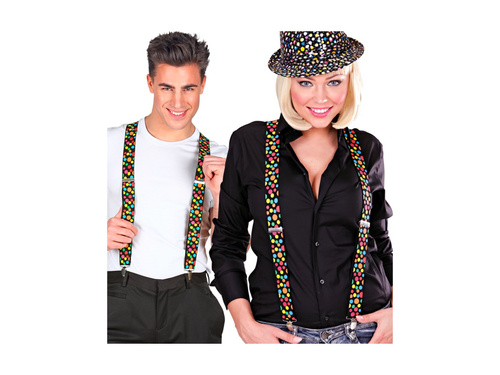 Színes pöttyös hám