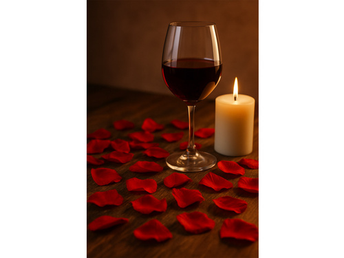 Rózsaszirmok - piros - 500 db.