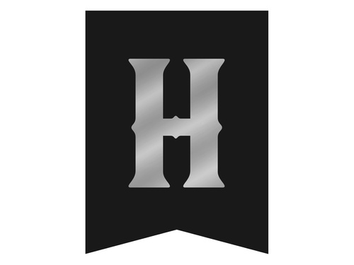 Halloween ezüst banner - 1 db.