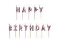 Boldog születésnapot pata gyertyák - rózsaarany