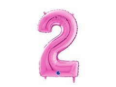 Fukszia 2-es számú fólialufi - 66 cm - 1 db.