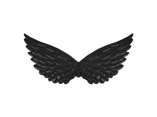 Fekete angyalszárnyak - 44 x 22 cm - 1 db.