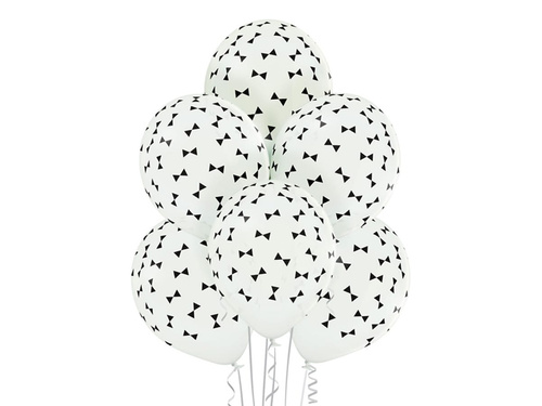 Latex léggömbök nyomtatott gombával - 12" - 6 db.