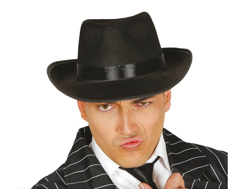 Gengszter szett fekete - 1 szett.