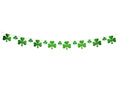 Szent Patrik-napi lóhere füzér - 300 cm - 1 db.