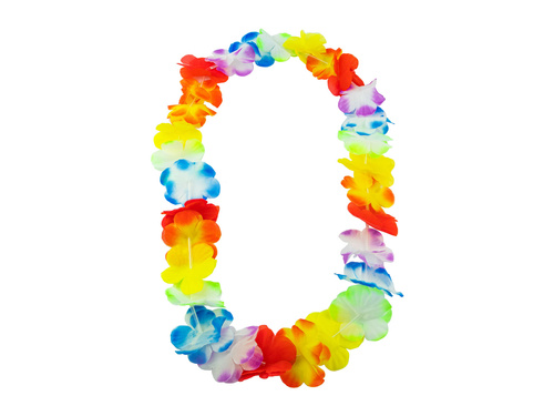 Hawaii nyaklánc - szivárvány - 100 cm - 25 db.