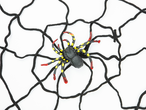 Nagy fekete pókháló - 150 cm - 1 db.