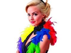 Boa - többszínű - 180 cm.