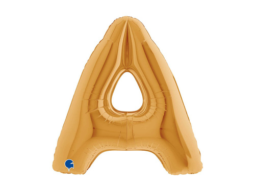 Fólia lufi A betű arany - 40" - 1 db.