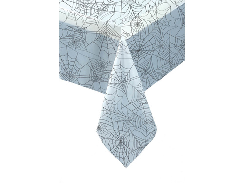 Átlátszó pókhálós terítő - 137 x 274 cm - 1 db.