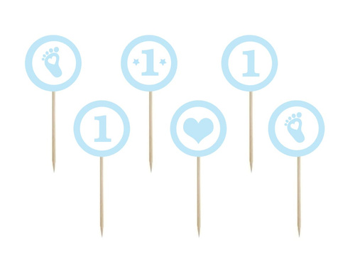 Tortaszedők egy fiú születésnapi partijára - 6 db.