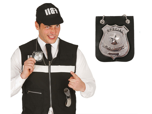 Függő rendőrtiszti jelvény - 1 db.