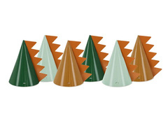 Papírkupakok Dinoszauruszok - 6 db.