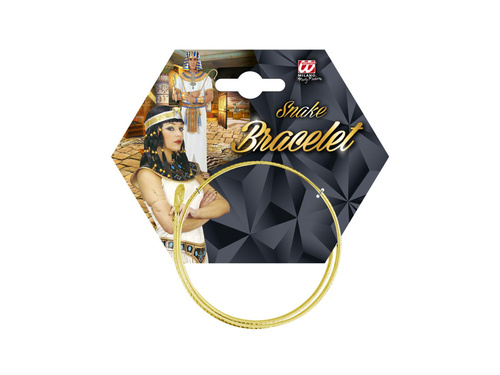 Kígyó motívumos karkötő