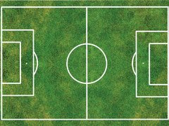 Dekoratív nyomtatott torta ostya - futballpálya