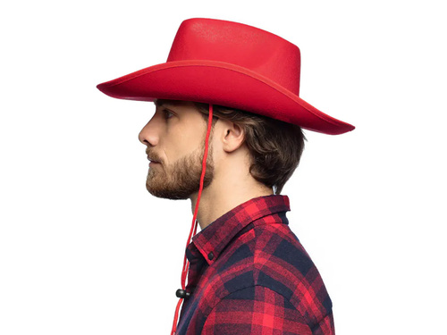 Piros cowboy kalap - 1 db.