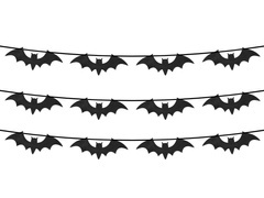 Halloween füzér - Denevérek - 500 cm