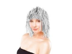 Fólia paróka - ezüst.