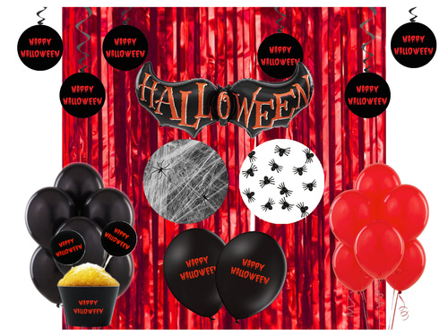 Véres Halloween készlet - 75 tétel