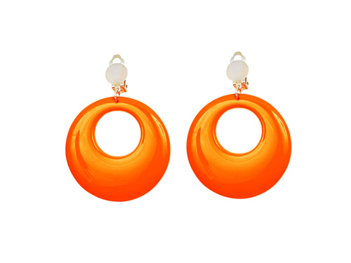 Neon narancssárga fülbevaló