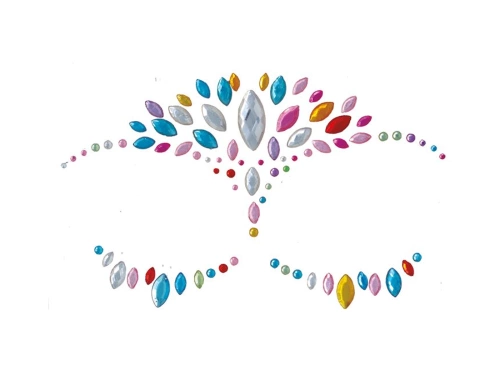 Öntapadós színes arcképmatricák - 1 db.